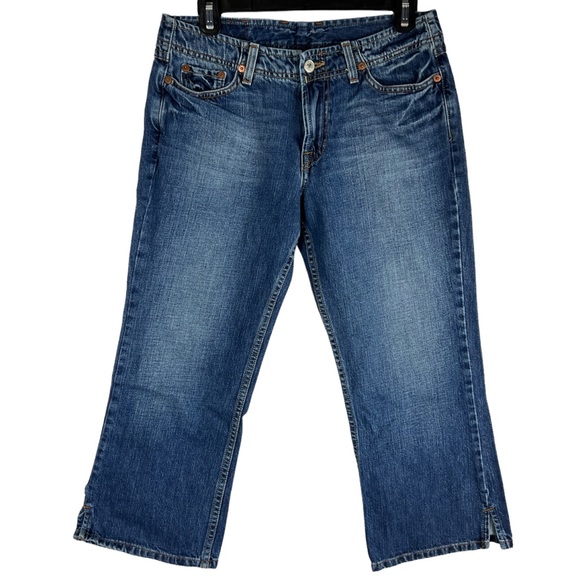 Lucky Brand Aztec Wonder Crop Jeans Sz: 4/27 - Picture 1 of 14